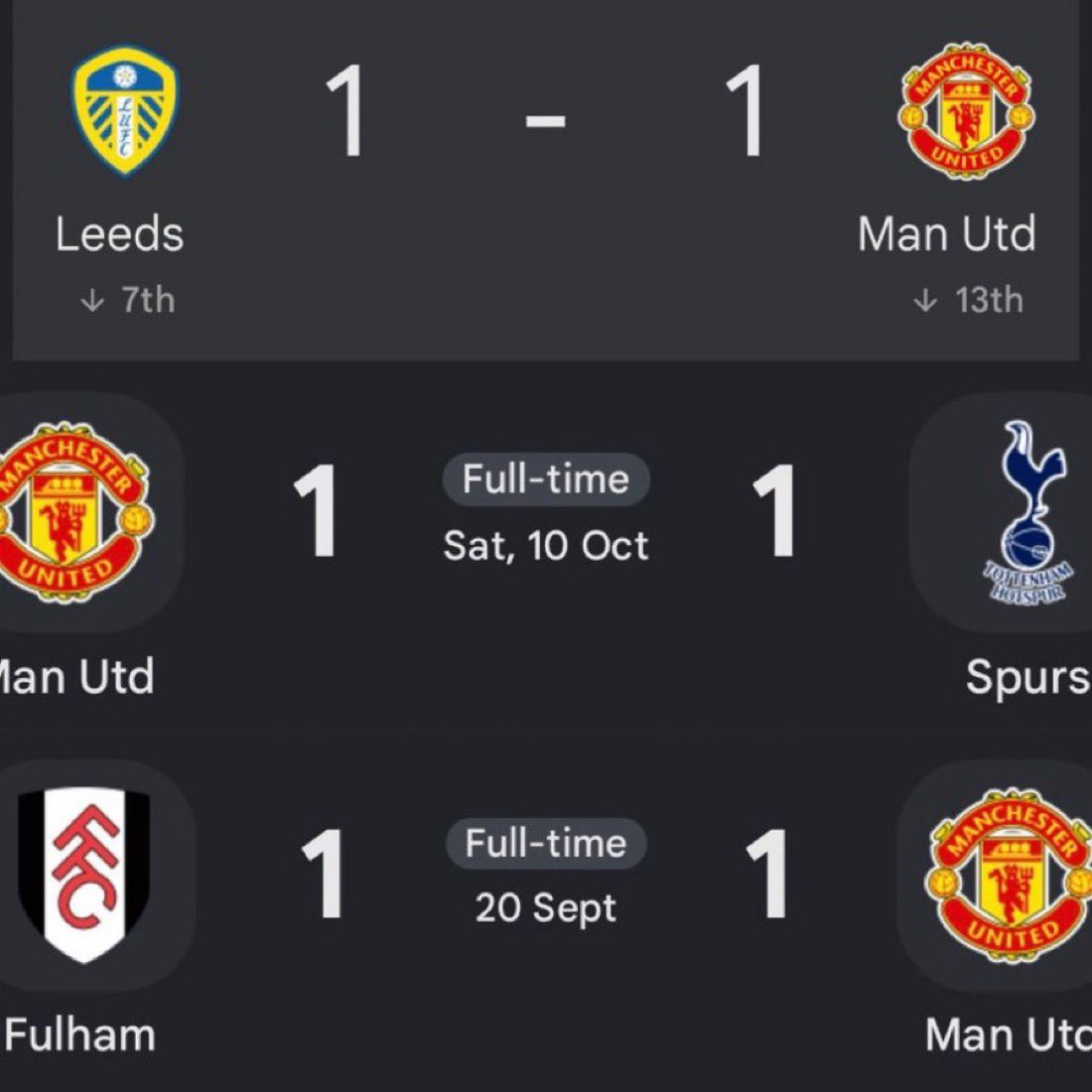 UTDTrey's tweet photo. I swear this club is really trying to give us 38 points after 38 games https://t.co/kDqUBQRPG7