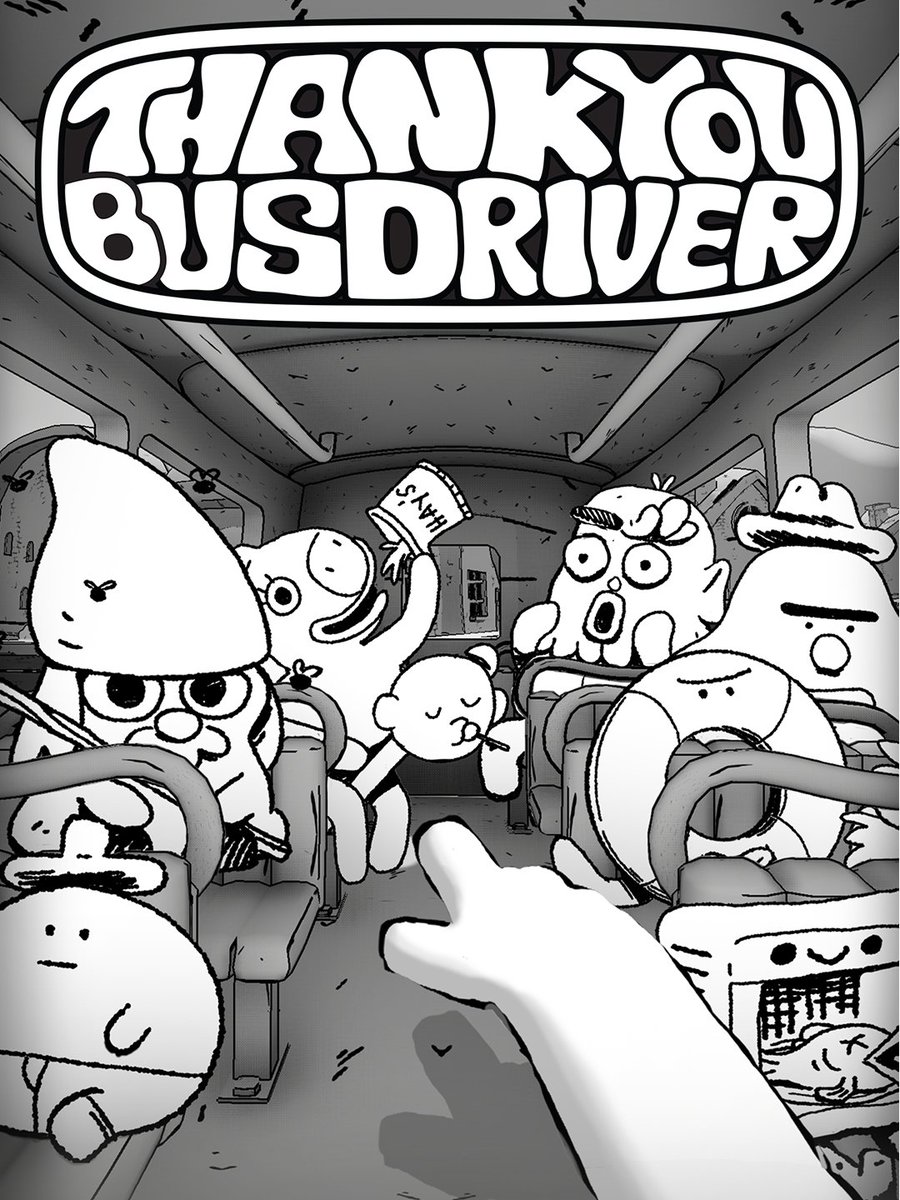 DoubleFine's tweet photo. 🕰️ Clock in
🚍 Drive the bus
🚏Get passengers to their stops
👋🏼 SLAP anyone breaking the rules
⏏️ CHUCK 'EM OUT if they don't behave!

THANK YOU BUS DRIVER is now available on PC!

Buy Now:
https://t.co/jGs1gMewoC https://t.co/msYZbmkAIa
