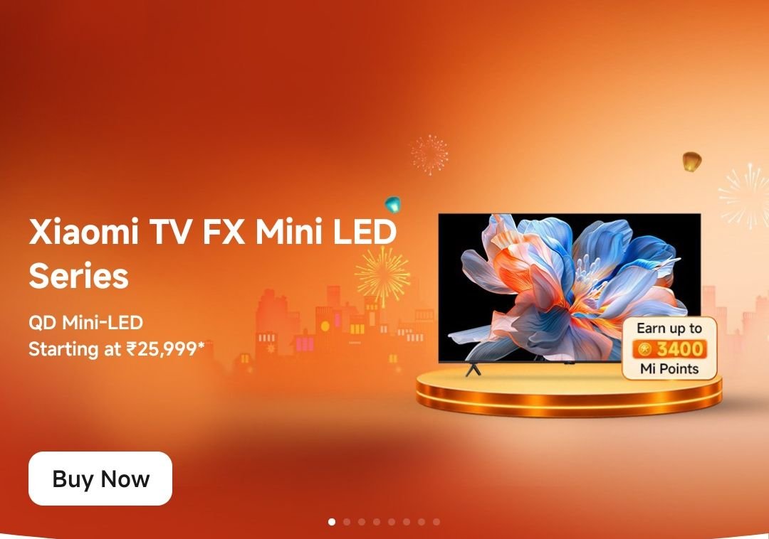 Ravi_rv1's tweet photo. Xiaomi TV FX Mini LED Series is available in the #TheRealSale https://t.co/mkaNGM2ndr