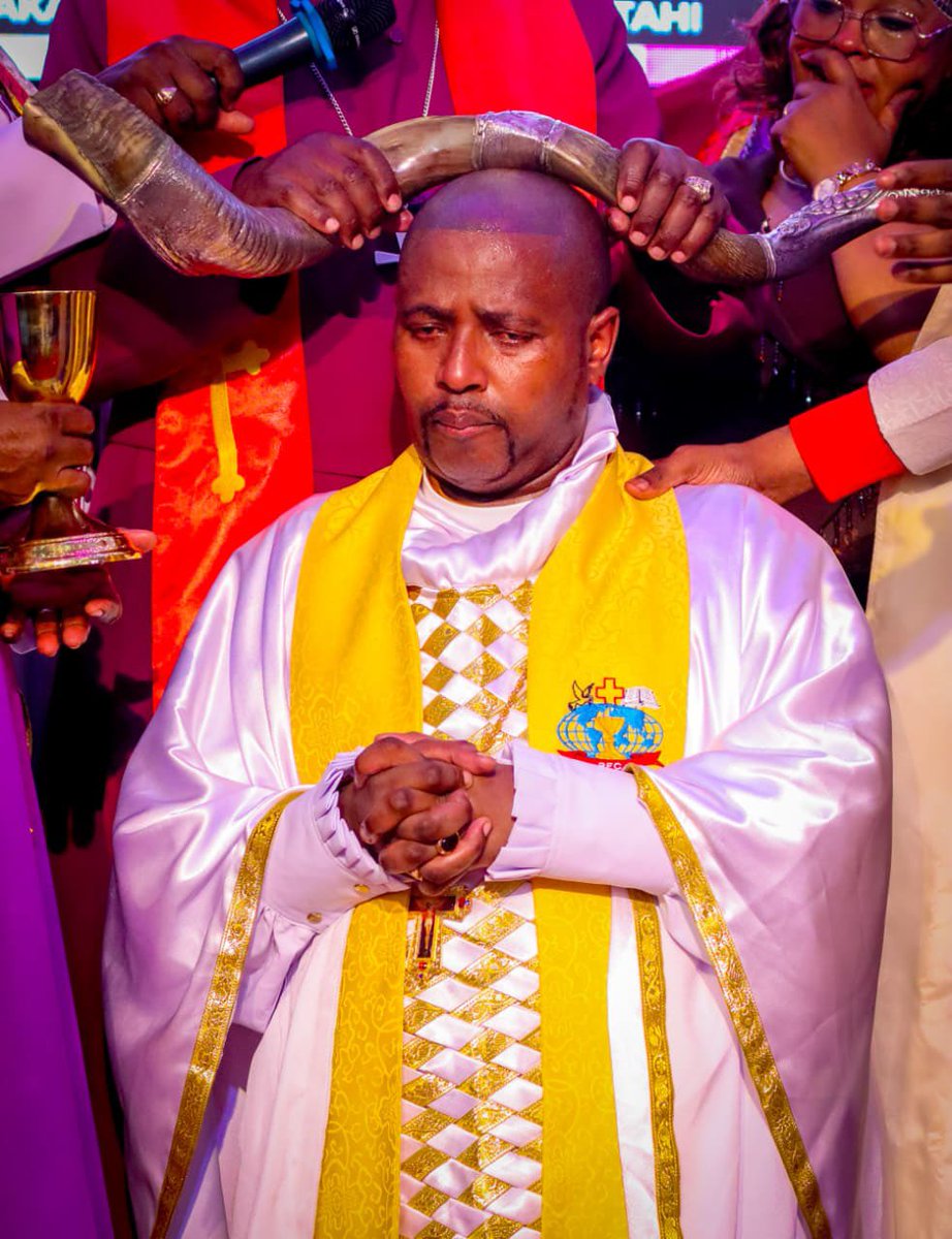 rigathi's tweet photo. Isaiah 61:1

"The Spirit of the Sovereign Lord is on me, because the Lord has anointed me to proclaim good news to the poor.
He has sent me to bind up the brokenhearted, to proclaim freedom for the captives and release from darkness for the prisoners,"

Congratulations to Archbishop Dr. JJ Gitahi on your ordination and new assignment to lead the work of Jesus Christ.

We celebrate your faithful service, which has blessed so many, and wish you every success as you continue serving our nation and humanity. May God guide you and grant you His continued favour as you shepherd His flock.

Senator John Methu led my delegation in joining the faithful of Priesthood Fellowship Church in Kahawa West, Nairobi County, to witness the ordination on my behalf. DAP-K leader Eugine Wamalwa and Jubilee party leader Fred Matiang’i also joined the congregation.

Wishing you all the very best on this special day and in your service in the Lord’s vineyard.