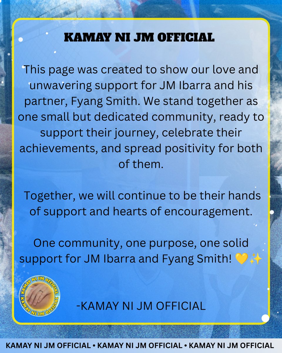 KAMAYNIJMO's tweet photo. KAMAY NI JM OFFICIAL💛🩵

#KAMAYNIJMOFFICIAL https://t.co/O6AwmXppvD