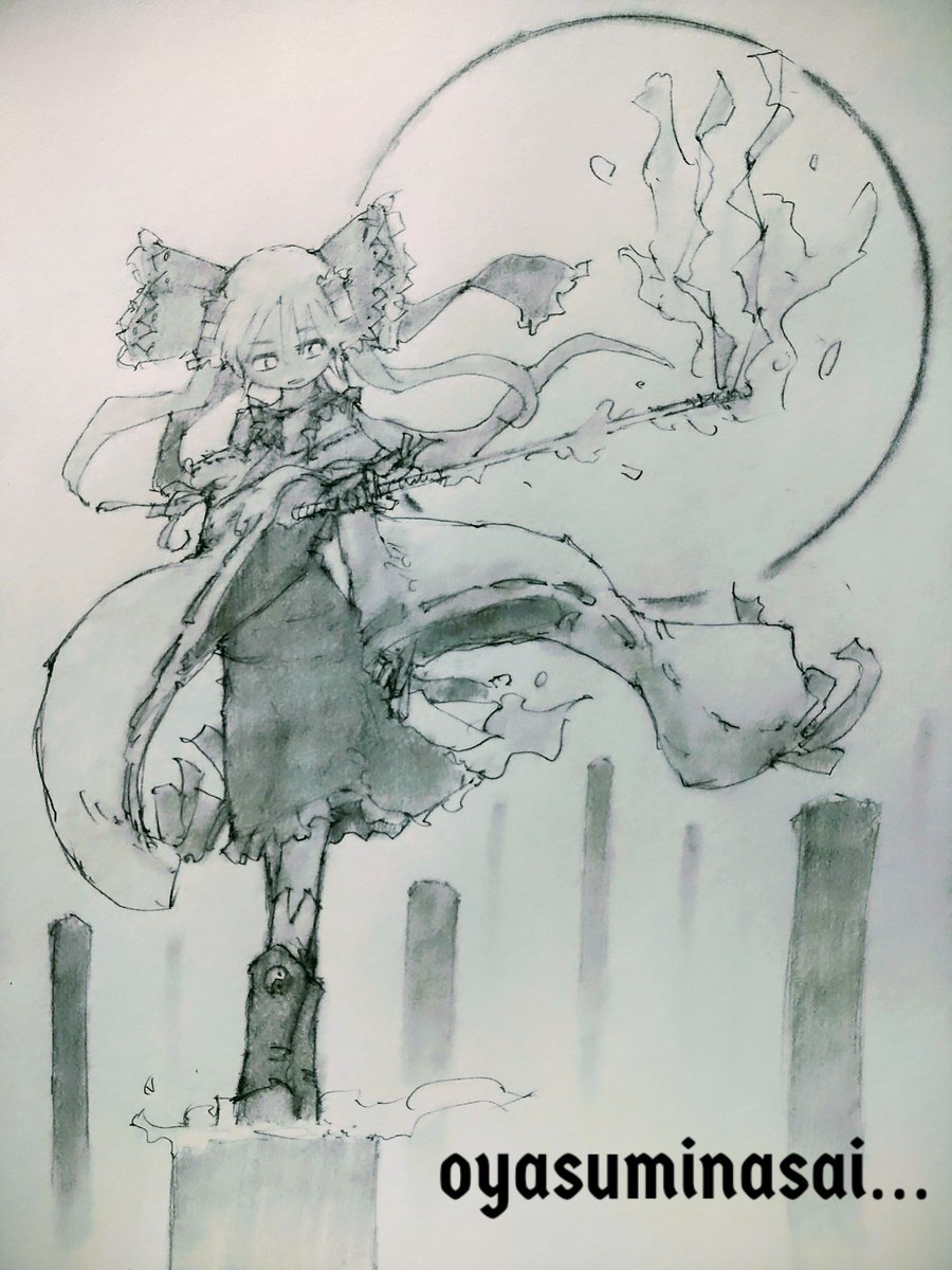 325shinya's tweet photo. #博麗霊夢 #東方Project #東方 #touhou #イラスト #illustration https://t.co/4kBq254xow