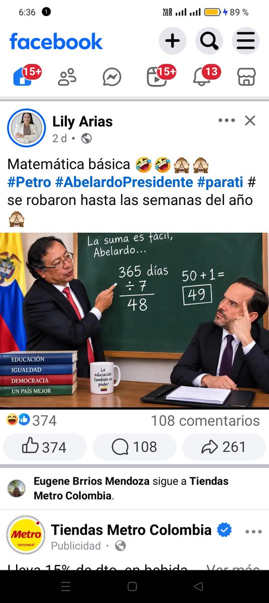 Jsaenz182's tweet photo. @Elanalista256 Será por inteligente ya q el año tiene 48 semanas según PETRO https://t.co/EjRJ0iMf12