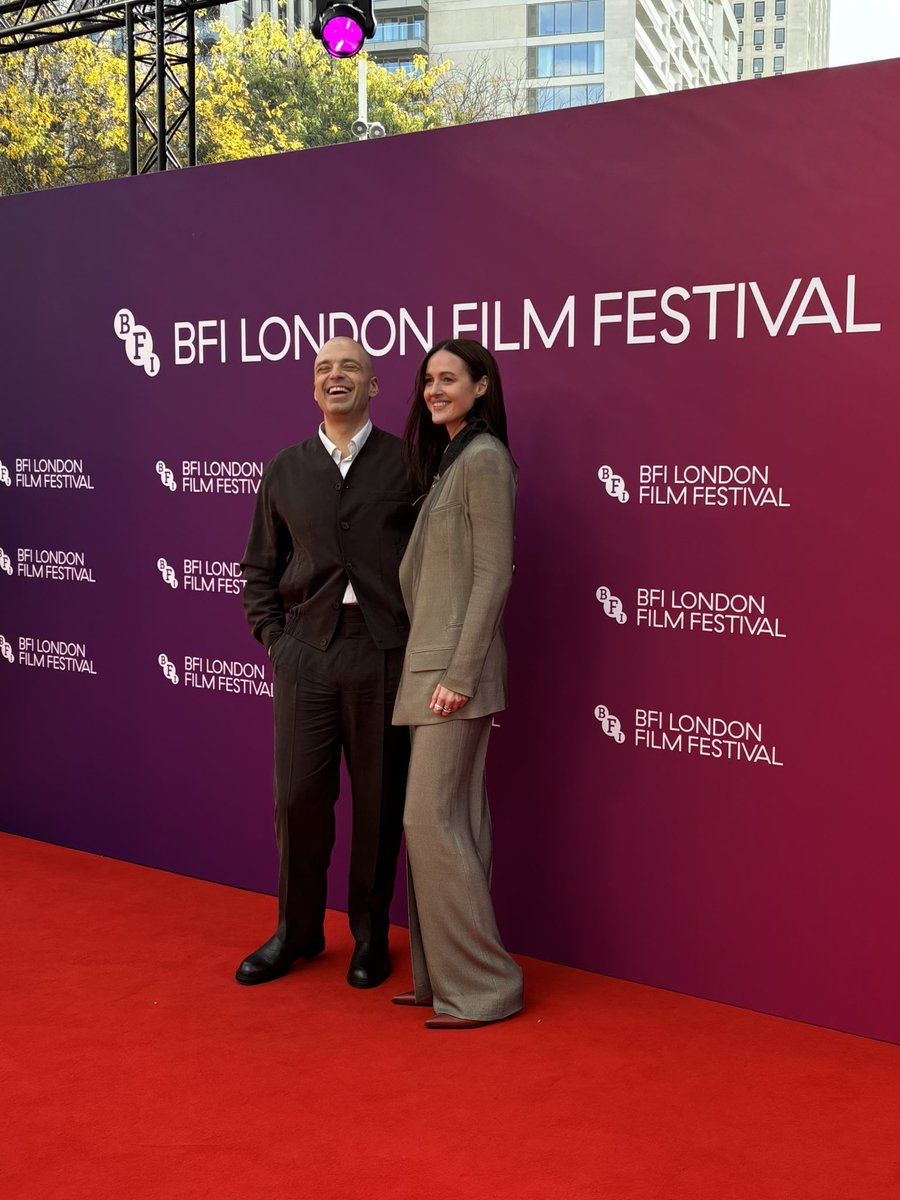 PicEntFilms's tweet photo. FJORD’s UK Premiere at the BFI London Film Festival, with stars Renate Reinsve and Sebastian Stan, alongside director Cristian Mungiu 🎬✨ https://t.co/1QVJ4pHllG