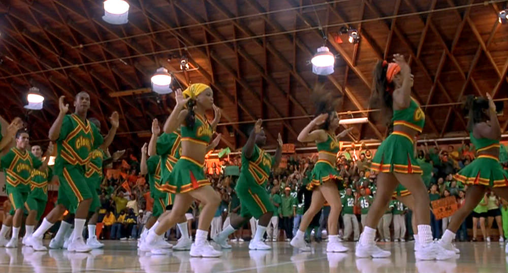 ohhellodan's tweet photo. I watched Bring It On with my daughter yesterday and feel like we have to have an honest look at why we can’t replicate this sense of scale for anywhere close to this budget now.

Multiple high schools, packed stands, Regionals, Nationals, Cheer Camp… https://t.co/KyICzaDVWn