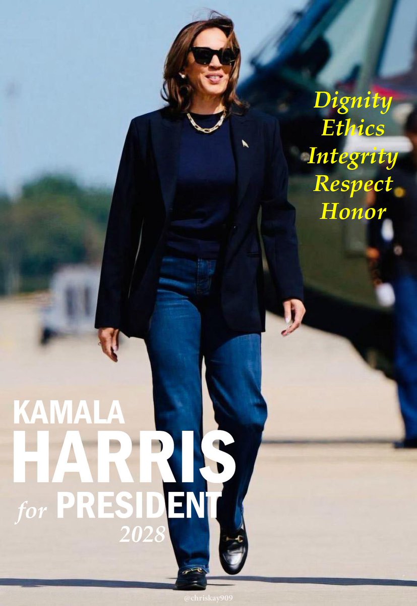 chriskay909's tweet photo. WHO AMERICA NEEDS IN 2028...
#BlueWaveIn16Days
"I believe EVERYONE
has a RIGHT to SAFETY,
to DIGNITY & to JUSTICE."
— FMR Vice President, Kamala Harris
#KamalaHarrisForPresident2028 💙 🇺🇲
#VoteOutAllRepublicans #VoteBlue2026 https://t.co/0D6EK5lLu5