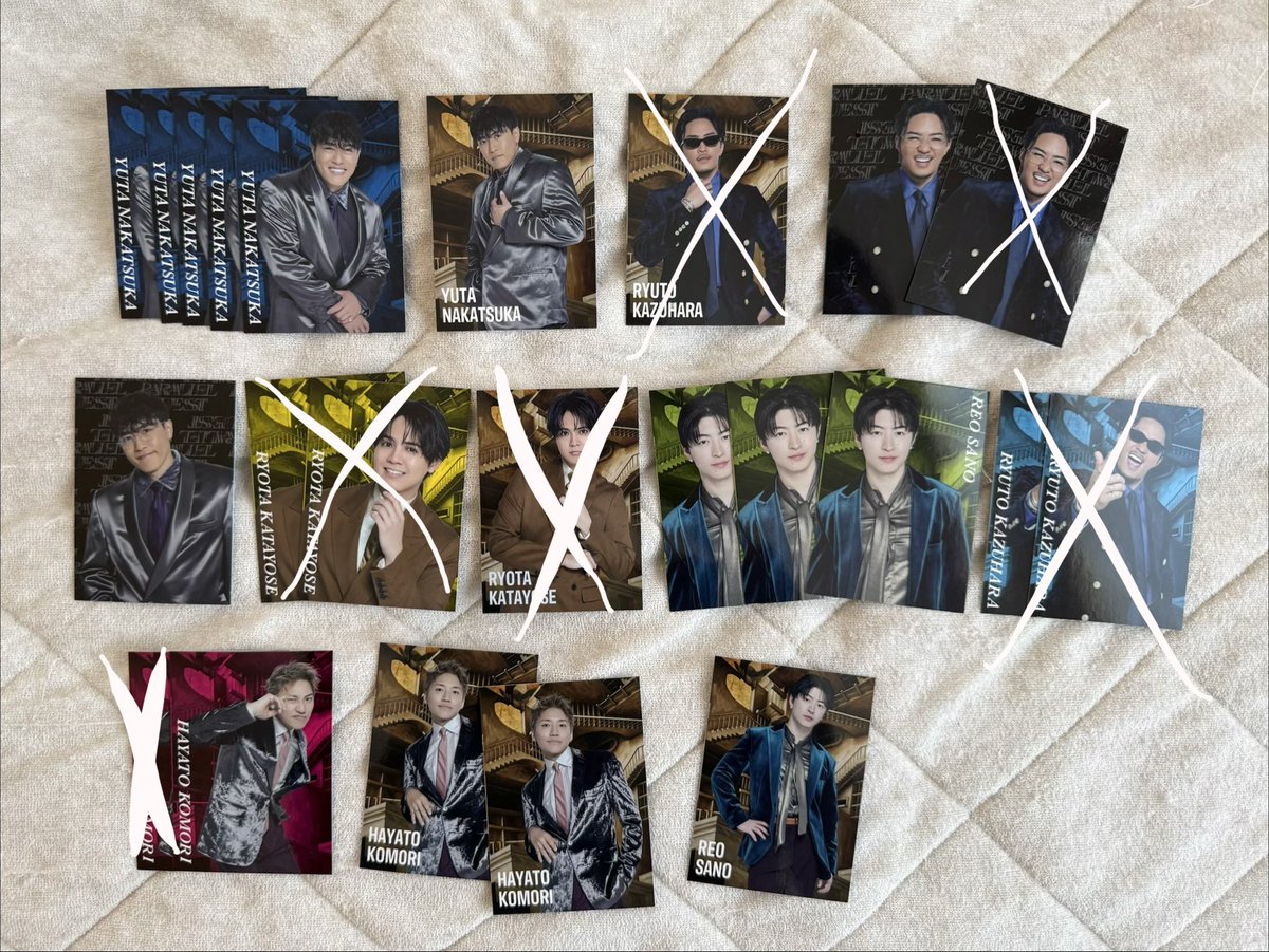 S__aln_'s tweet photo. GENERATIONS GENE  PARALLEL QUEST パラクエ  ジェネ グッズ フォトカ 交換

譲  中務裕太  佐野玲於  小森隼
      片寄涼太 寄り1枚  数原龍友シクレ

求  白濱亜嵐

現地交換、郵送🙆‍♀️
お心当たりある方リプ、DMお願いします‼️ https://t.co/4jdGBspa6R