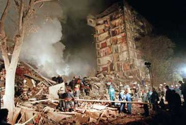 @mikenov: A false-flag operation? In September 1999, a wave of coordinated time-bomb explosions targeted residential apartment buildings across Russia, killing over 300 people, injuring more than 1,000, and sparking the Second Chechen War. [1, 2] Timeline
