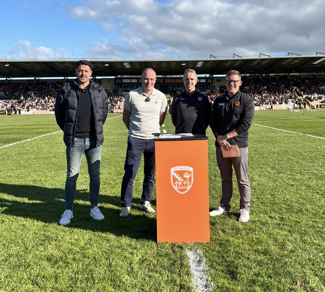 Armagh_GAA's tweet photo. Today's panel!!
Join us LIVE for the second half!
https://t.co/99OzZiEPaU
#ArmaghClubChampionship #CountyFinal2026 #ArmaghGAA #ArmaghTV #TraditionVsAmbition https://t.co/f28EFcSLwu