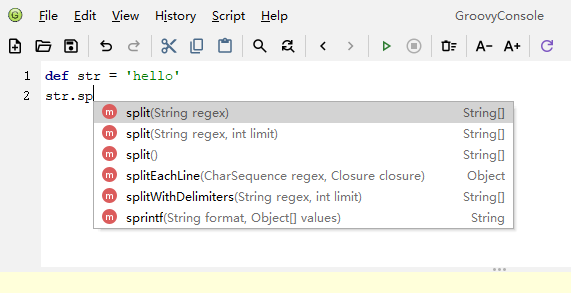 daniel_sun's tweet photo. Code completion based on LSP is proposed for groovysh(press TAB) and Groovy Console(press Alt+/): https://t.co/L8ghSYI0cZ
#groovylang #CodeCompletion #LanguageServerProtocol https://t.co/ML4dRMpPDj