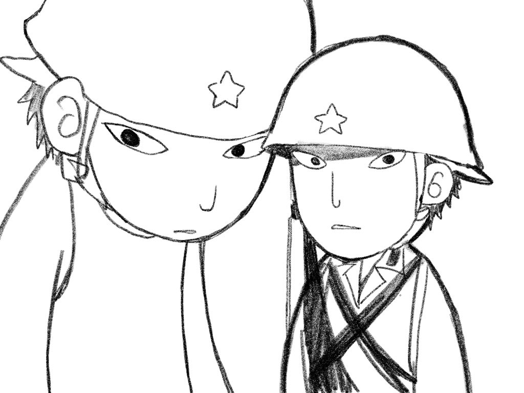 kttb1947's tweet photo. 初描きのヘイチョ https://t.co/8GTVA0gQgv