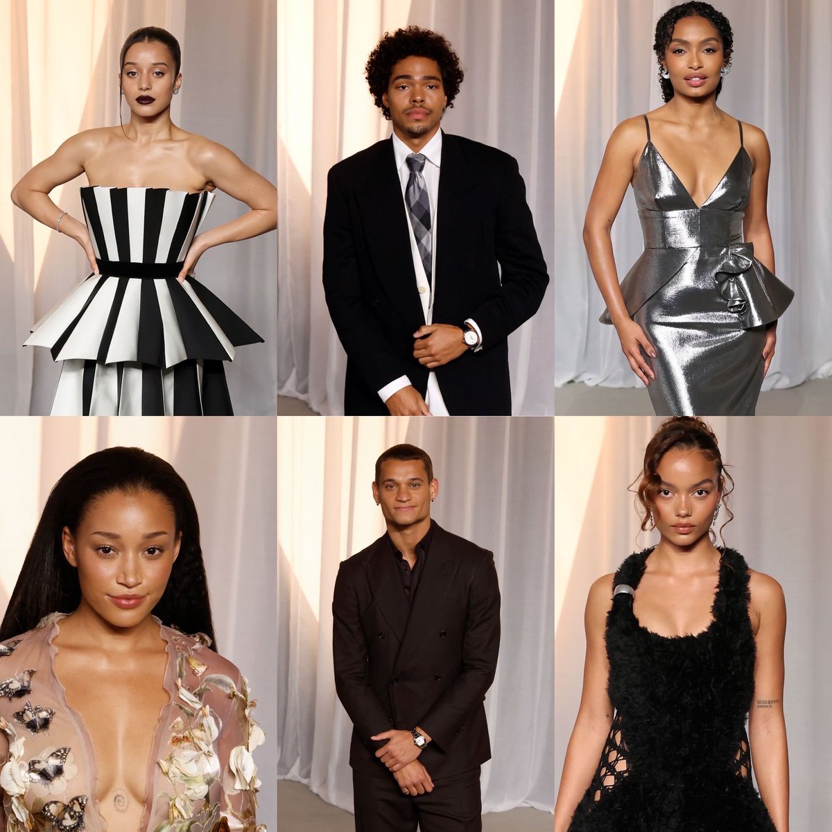chaoticblkgirl's tweet photo. omg you’re so right!! let’s see what the hottest stars of young black hollywood were up to last night! https://t.co/DqYF9clVnc
