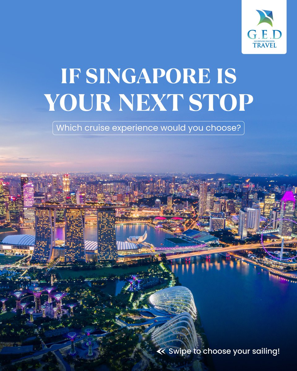 Yank125's tweet photo. Set sail on an unforgettable Singapore escape. Choose Disney Adventure or Royal Caribbean Navigator of the Seas: Singapore, Penang and back. 3-night cruises from QAR 1, 990 per person. DM G. E. D Travel to book. https://t.co/9fHQrx2Rw8
