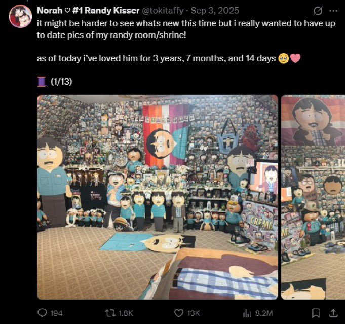 p3junpeiiori's tweet photo. the idea that there is a room of nothing but randy marsh out there both intrigues and unsettles me https://t.co/gnDnnzRJlr