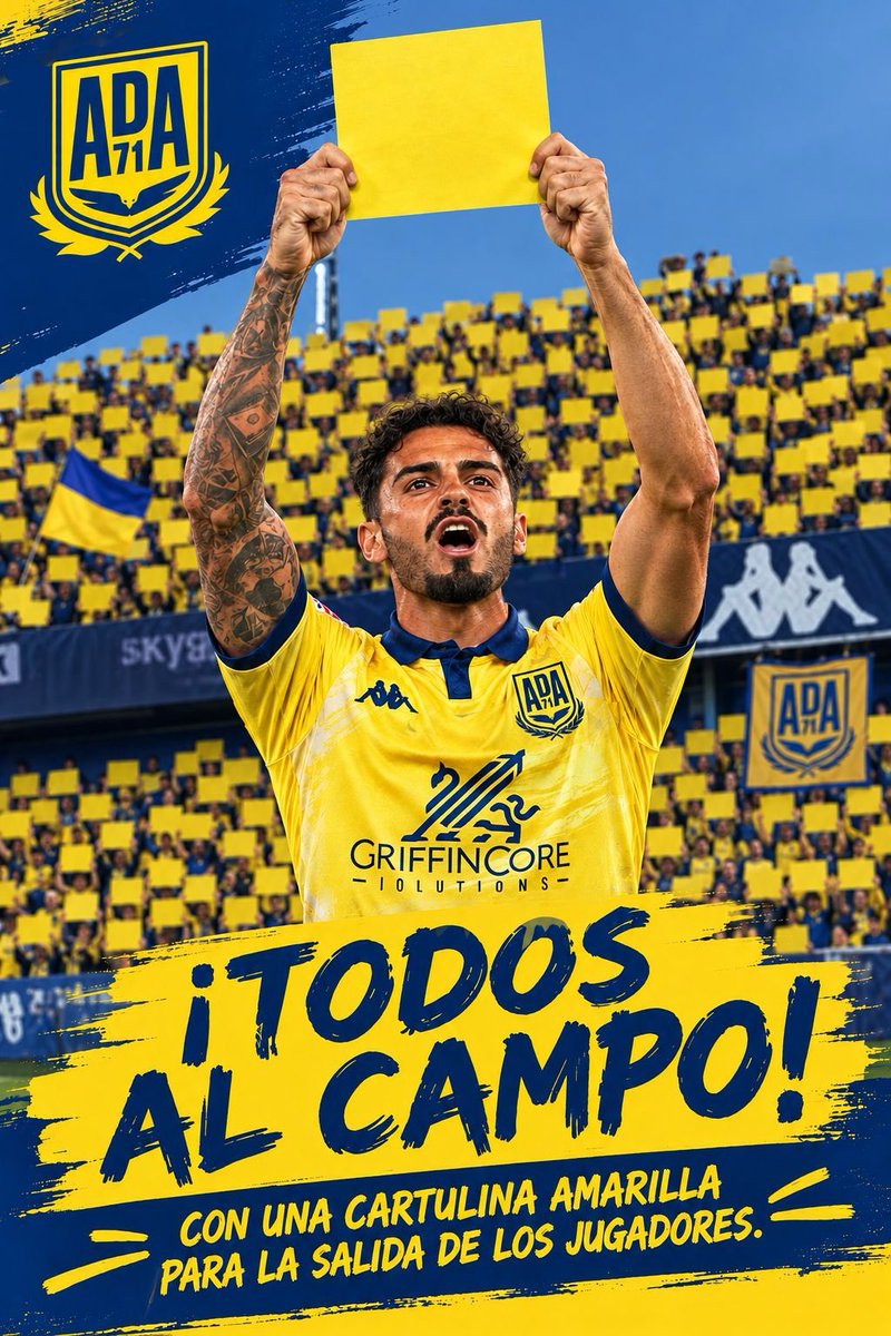 pabloo_1183853's tweet photo. Todos al campo a animar.
Afición-equipo de la mano.💛
@AntonioSaezMu @AD_Alcorcon https://t.co/lR3QOyKhit