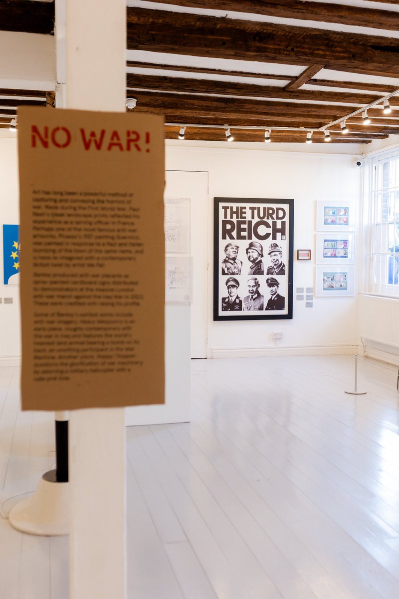 wefail's tweet photo. Some photos of my art kindly sent over from The Minories at the Banksy and the Art of Dissent exhibition. The show is on until end of Feb next year. https://t.co/cCKWmD4aSf