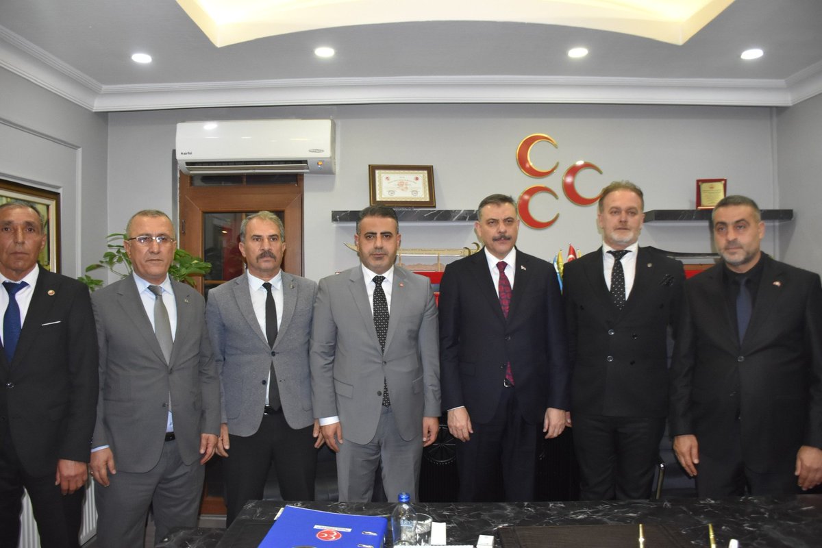 ulkucuhareketr's tweet photo. İçişleri Bakanımız Mustafa Çifti, MHP Batman İl Başkanlığını ziyaret etti. https://t.co/t1xQF0W9ym
