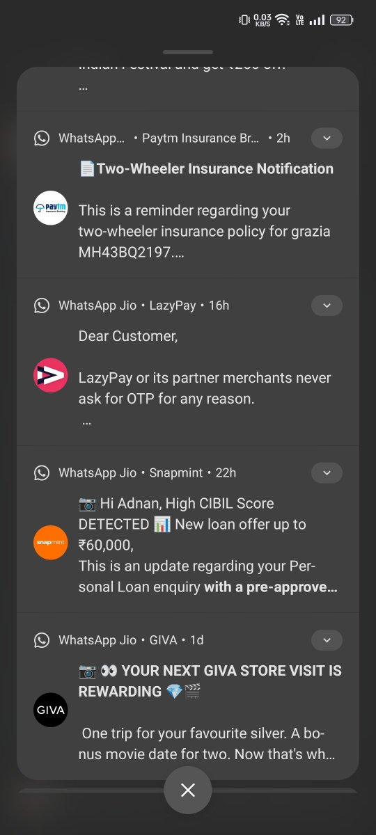 addy_sayyed's tweet photo. @Lazy_Pay @Paytmcare @Kissht_EMI @snapmintonline @SnapmintEmi daily you all are spamming on my WhatsApp please stop this https://t.co/3botkQEV35