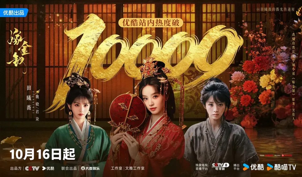 NikkoMe_'s tweet photo. เย้ๆๆๆฮีททะลุ 10,000 แล้วใน 3 วันและเป็นเรื่องที่ 3 ของแป๋วในปีนี้ที่ทะลุหมื่น ดีใจที่สุดดดเลย เป้าหมายต่อไป 11,000 จะไปถึงไหมขอร้องเถอะ #เถียนซีเวย #Tianxiwei #WhereTheMaskEnds #嫁金钗 #ปลดหน้ากาก https://t.co/wqaVtyBy4x