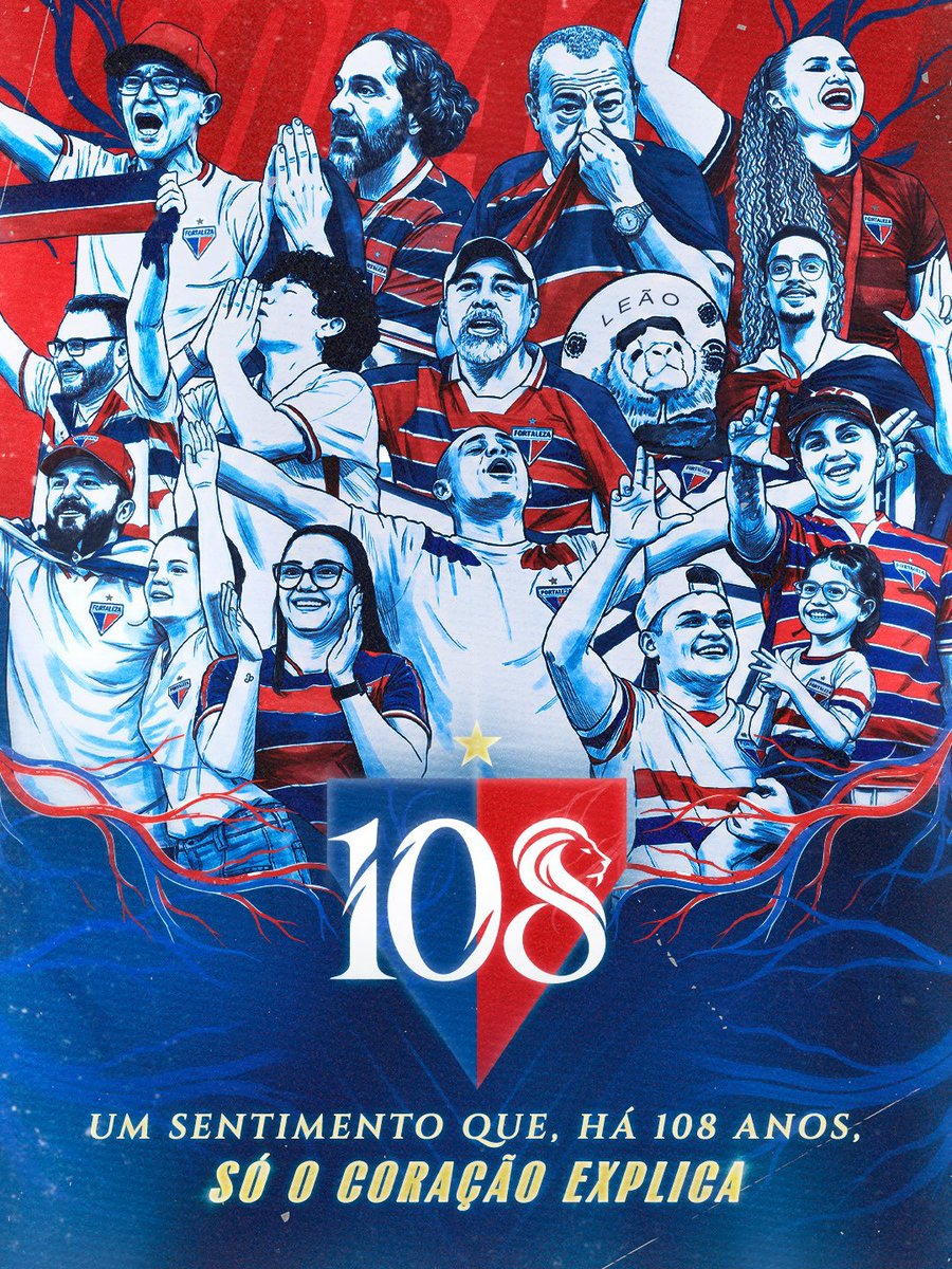 FortalezaNET's tweet photo. 🇳🇱🥳1️⃣0️⃣8️⃣ Fortaleza Esporte Clube - 108 Anos https://t.co/ATypOC7EDl