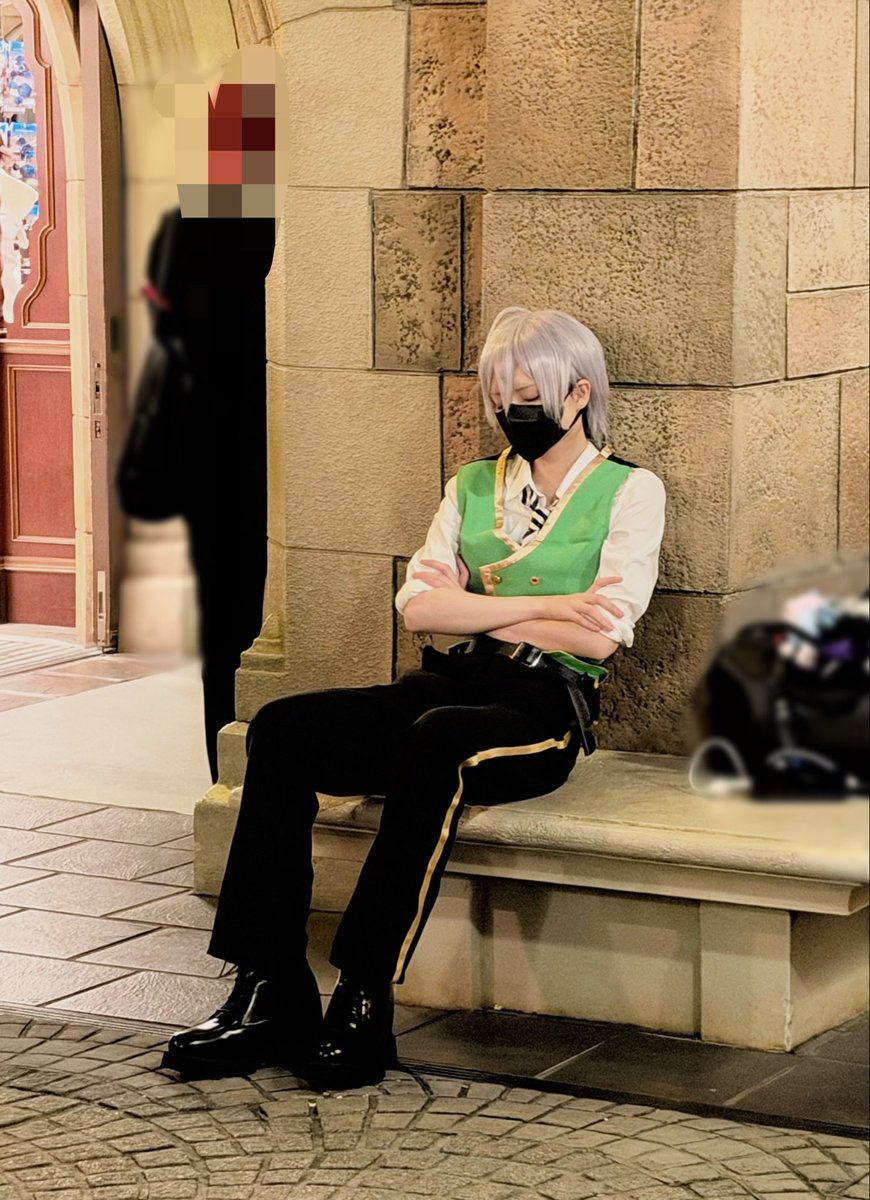 ruido_01ru's tweet photo. #Dハロ仮装2026 
通行人の方にガチ⚔️だ…って言われてたらしい https://t.co/MuL0SATKdk