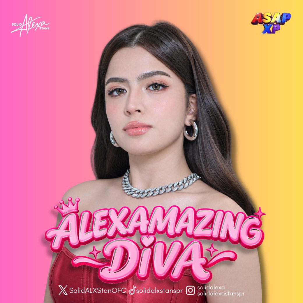 SolidALXStanOFC's tweet photo. Alexa Ilacad Trending Party

ALEXAMAZING DIVA

XP Reminders:
- No numbers 
- Minimum of three words per post
- No emojis
- No all capslock

Kindly drop the tag if you see this post. Thank you! 

Post | Repost | Quote | Reply

#AlexaIlacad | @alexailacad https://t.co/4n4iklNiHv