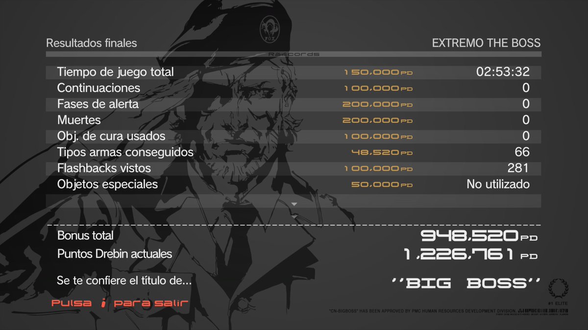 DarghoX's tweet photo. 💎 Platino 1️⃣0️⃣6️⃣
🎮 Metal Gear Solid 4: Guns of the Patriots (PS5)
✍️ 10/10

​Auténtica obra maestra de principio a fin para cerrar mi saga favorita Imprescindible para cualquier amantes de los videojuegos

​🔗 https://t.co/mNVFofmxOM

​#PlayStationTrophy #MetalGearSolid #PS5 https://t.co/J6DXzIjQzK