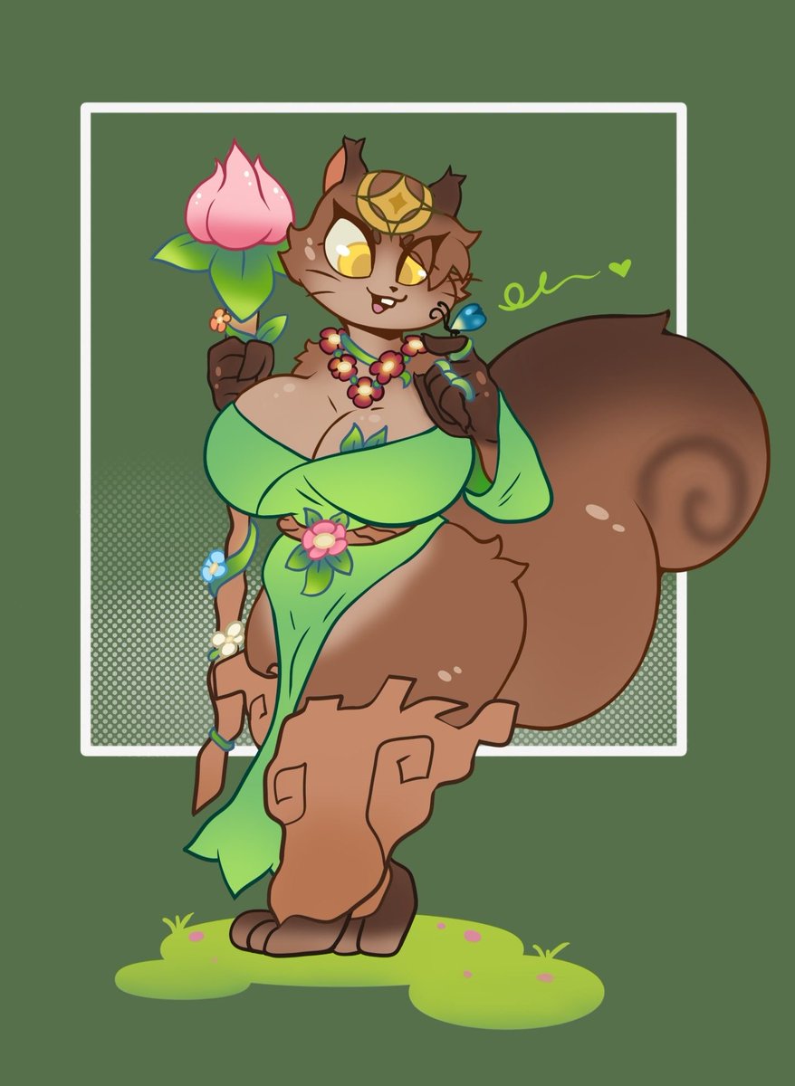WoolScissors's tweet photo. New character forged from the waterworks yesterday

The "Fount of Nature", Demi has been added to the roster of characters I have!

(Character drawn by @Yukirita_, commissioned by me!) https://t.co/GFbgO2TFgD