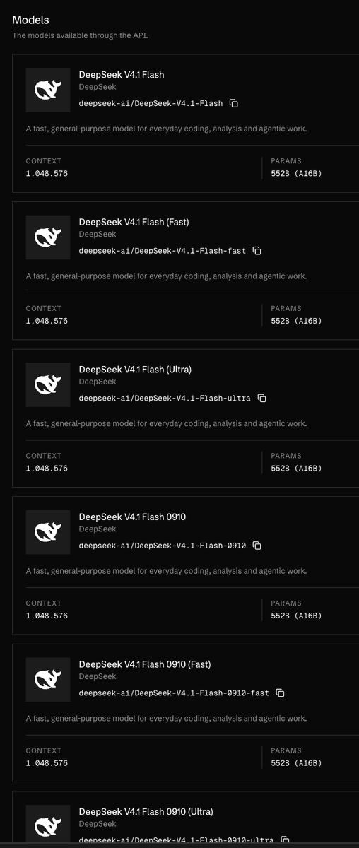 lukasslaide's tweet photo. @lithos_ai @deepseek_ai So the "normal" 4.1 Flash is the new 1017? And what about the pricing? Will you keep the 0,15/0,60 split?
Love your work! https://t.co/XFkfIMoIUi