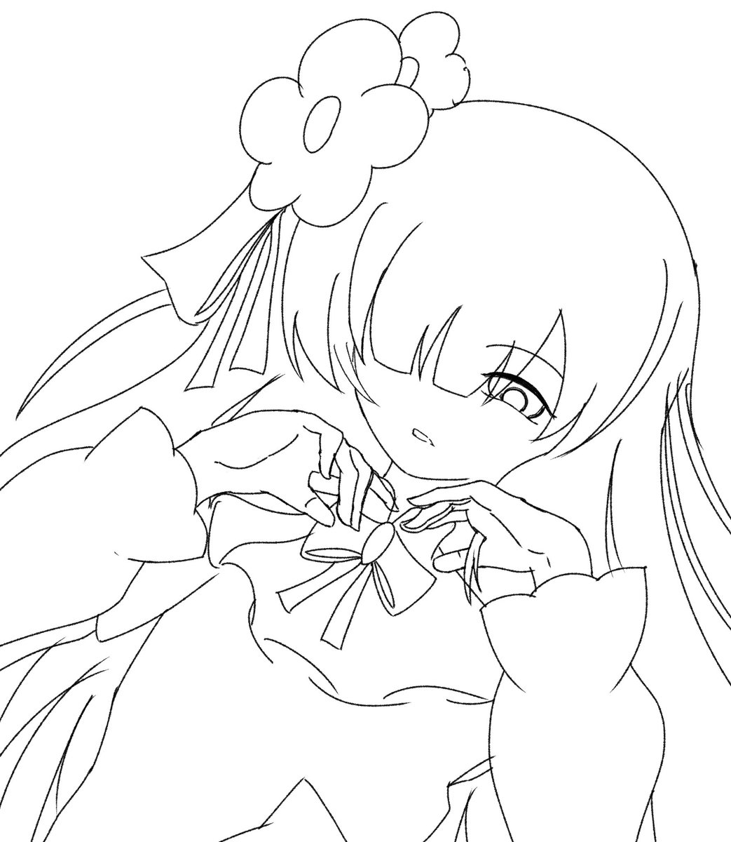 pisa_Leonard0's tweet photo. 世界で一番お姫様wip
線画上手くないですか https://t.co/NxKbOLYguW