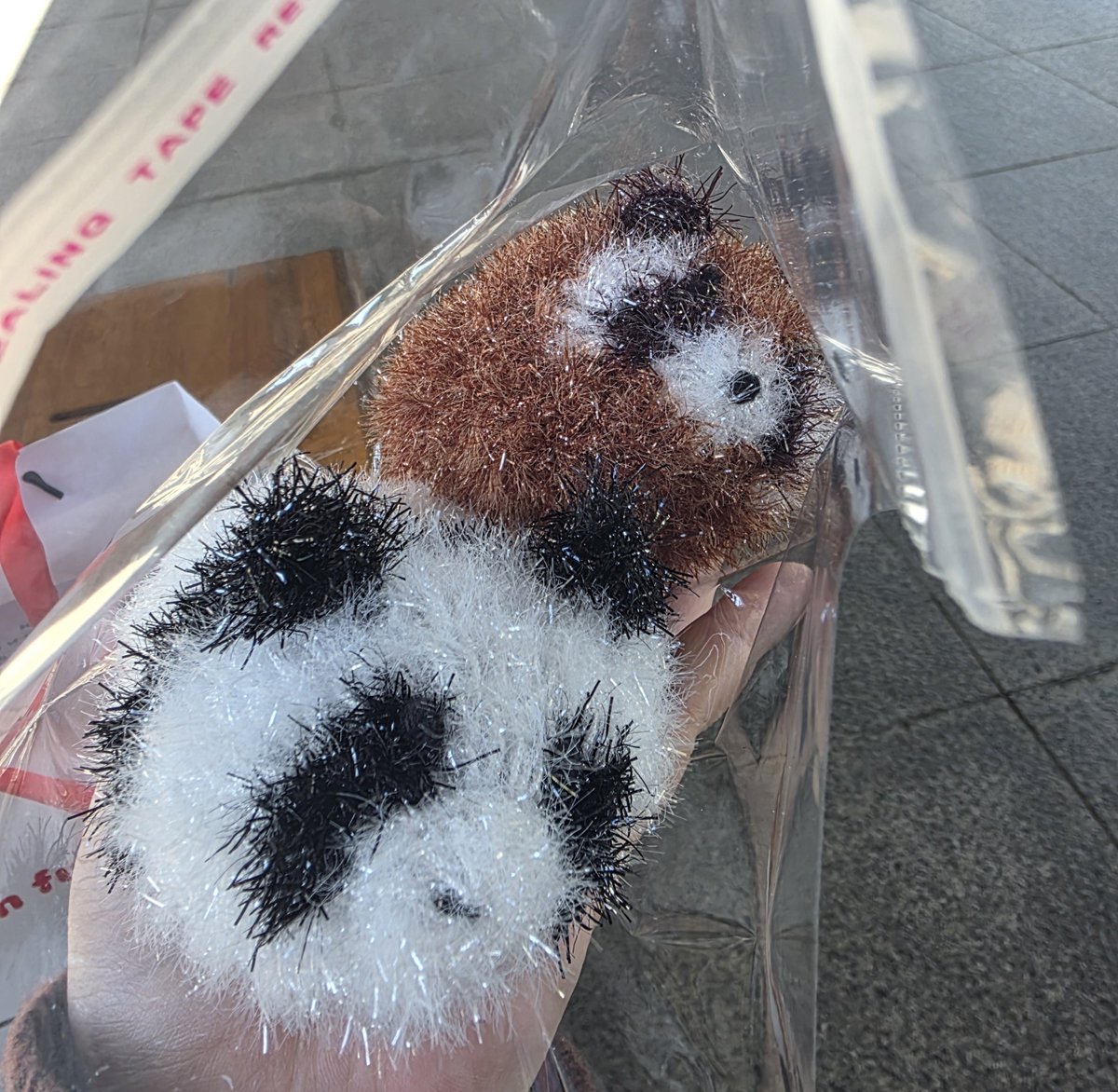 moke_ring's tweet photo. 운좋은 링여자의 이틀🍀🍀
너구링이랑 판다링 수세미도 구매함 https://t.co/pPlGcTJJkQ