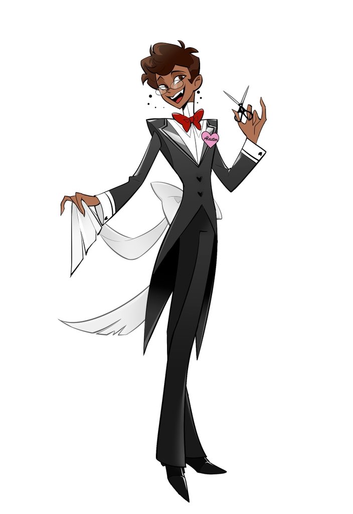 LiZheng0301's tweet photo. 🦌✂️🎀

#HazbinHotelAlastor https://t.co/o18zwuG3le