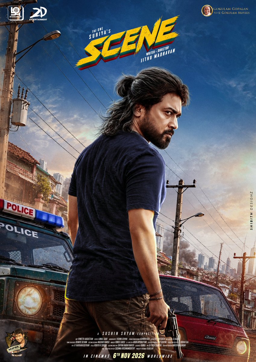 AKSFWA1's tweet photo. Inbaraj sir #SCENE-ah varaaru! 🧨💥

in cinemas from November 6th! 💥
Poster design: @Shibithdesignz

@Suriya_offl @rajsekarpandian @venkatvnt @sarathlal428 https://t.co/LQ0PWEBXLj