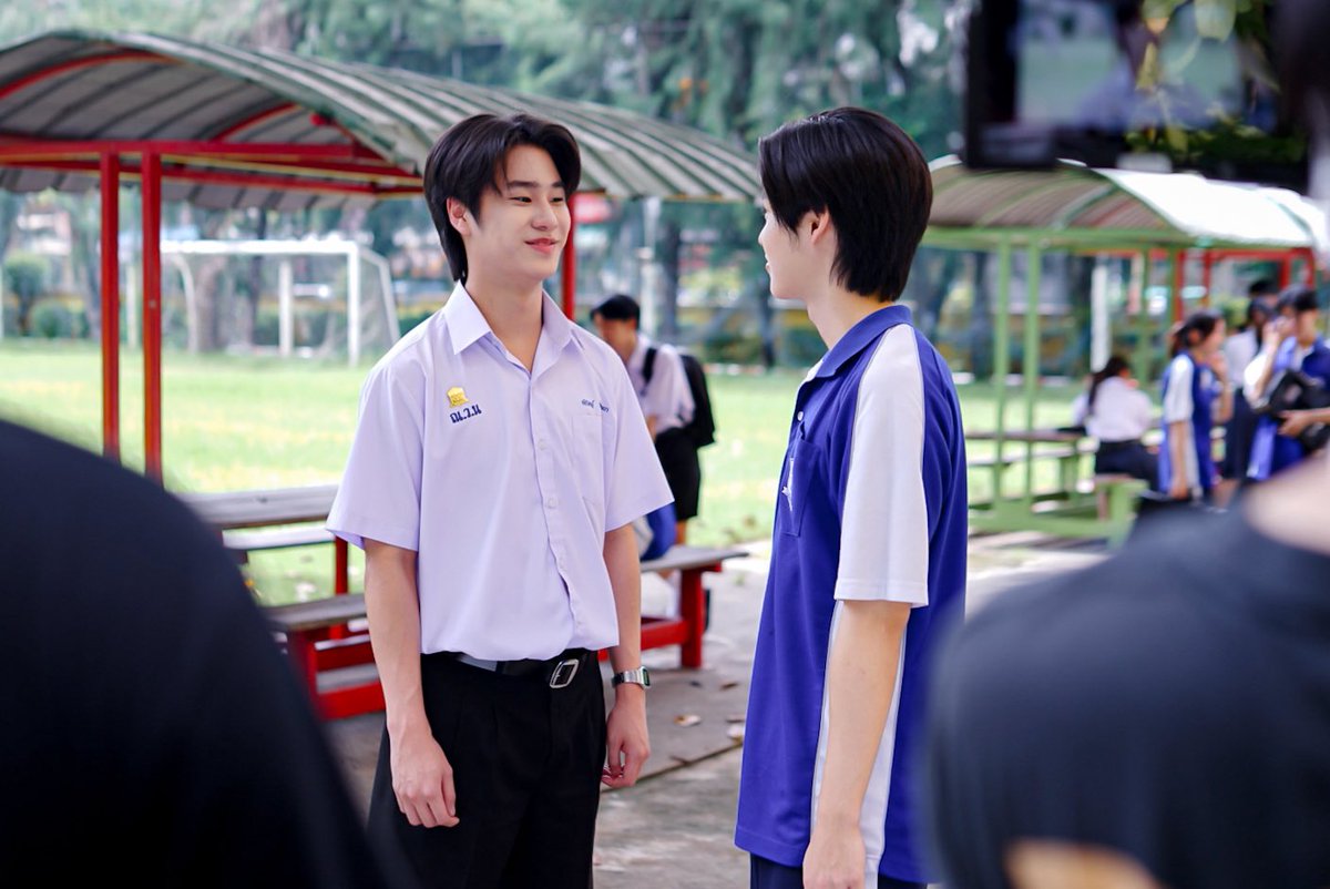 GoodBoySeries's tweet photo. [Q23] มวลของประธานและน้องจิดูเหมือนจะหวานขึ้นทุกคิว พี่ฟินพี่ฮ๊อบ🤭🤭🤭

#GoodBoySeries 
#GMMTV
@lukepeemsan @mickmetas https://t.co/m4o7ab6Kt5