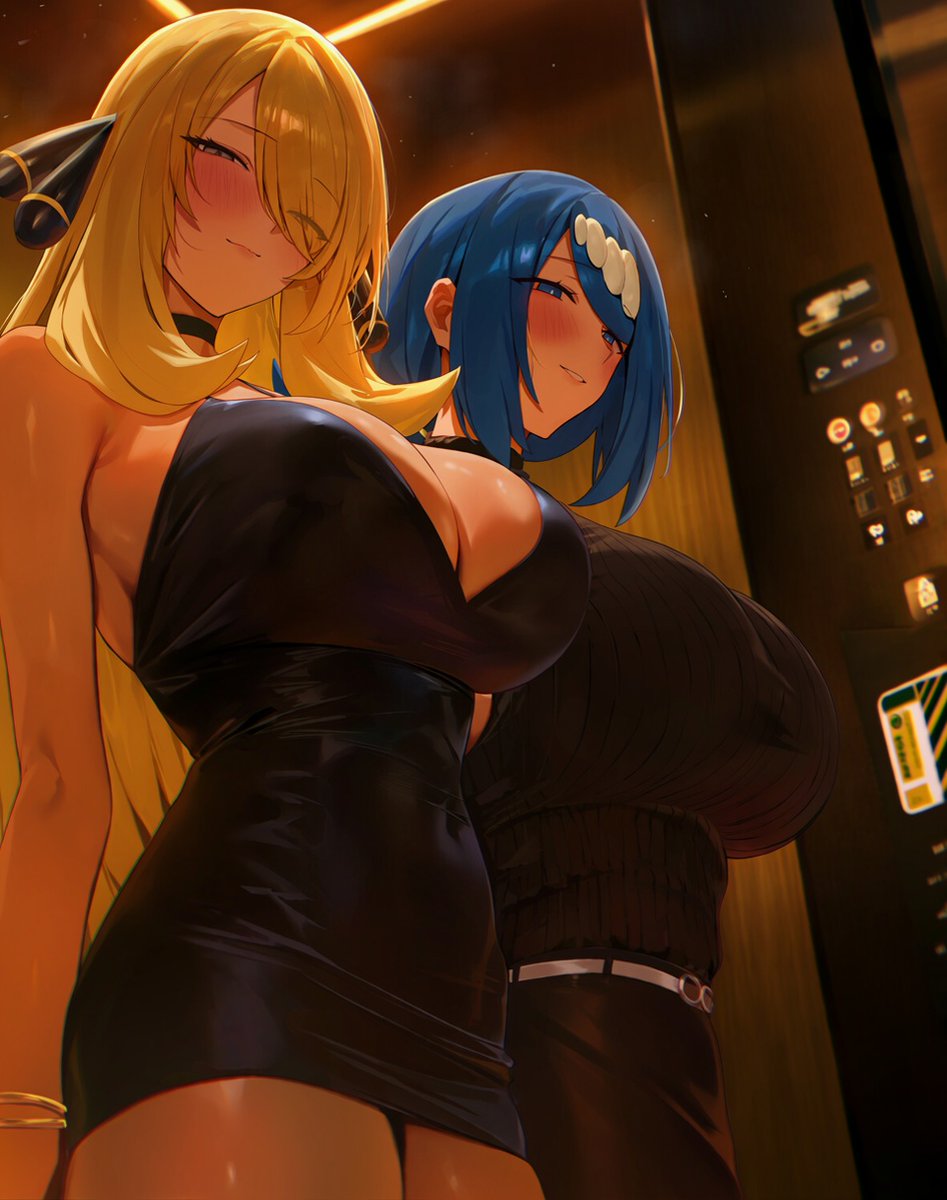 MilaRodrigwa's tweet photo. エレベーターでこの二人にバトル挑まれたらどうする？ https://t.co/PYpcS76MyB