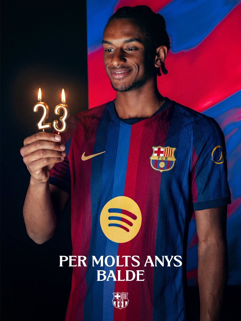 chiomabby2's tweet photo. 🎂🎁 Happy birthday, Alejandro Balde! 💙❤️🥳

Wishing you happiness, success, and many more trophies with Barcelona! 🏆

I hope you reclaim your place in the starting XI, regain your confidence, and show everyone the amazing player you are. 💪❤️💙

Keep believing in yourself, Balde. Your best days are still ahead! 🌟👏