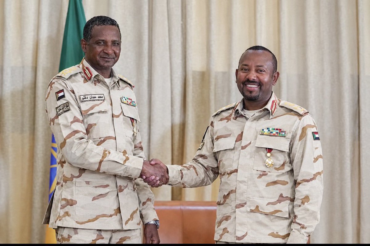 SankaraDispatch's tweet photo. Ethiopia is now openly supporting the RSF terrorists in Sudan.

Beyond allegations of hosting training camps and drone bases linked to the RSF, Prime Minister Abiy Ahmed now appears to be on a diplomatic offensive to legitimise these savage killers.

History will remember those who stood with the Sudanese people, and those who helped prolong their suffering.

We will not forget. We will not look away.

🇸🇩 Free Sudan.