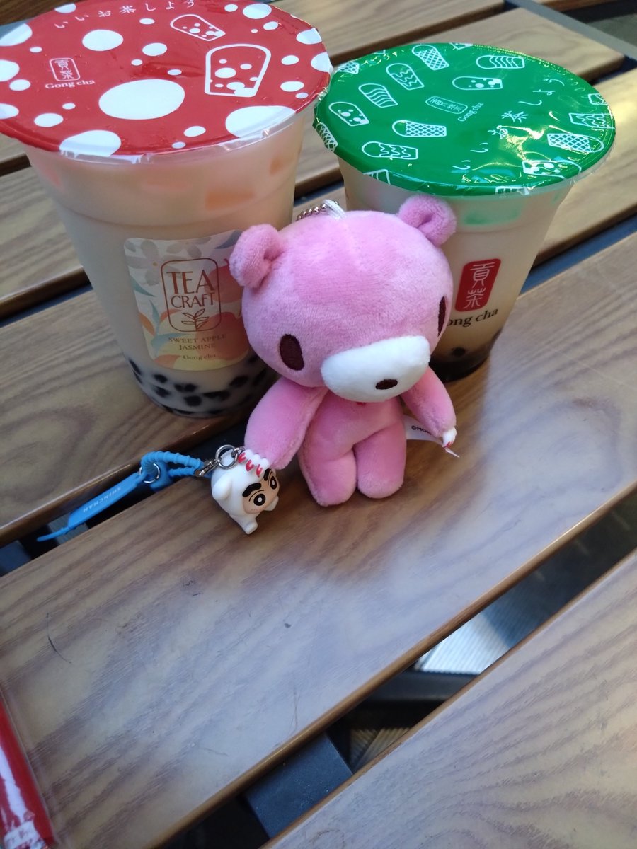 bento__Bento's tweet photo. 友達とゴンチャ！
久しぶり飲んだけど美味い😋 https://t.co/qlvkLUSEtP