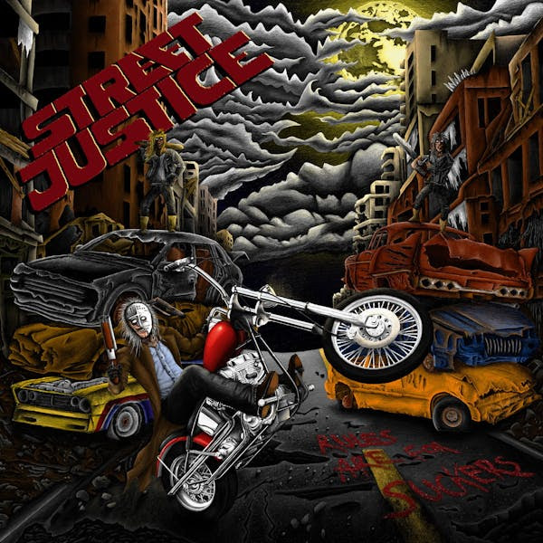 KMANRIFFSMetal's tweet photo. FULL FORCE FRIDAY:🆕October 23rd 1⃣3⃣🎧
STREET JUSTICE - Rules are for Suckers 🇩🇪⚛️
Debut album from Bavaria, German Sleaze/Heavy Metal outfit⚛️
BC➡️https://t.co/fQReGN7rIl⚛️
#StreetJustice #RulesAreForSuckers #HeavyMetal #DVP #FFFOct23 #KMäN https://t.co/YTe07jlGtY