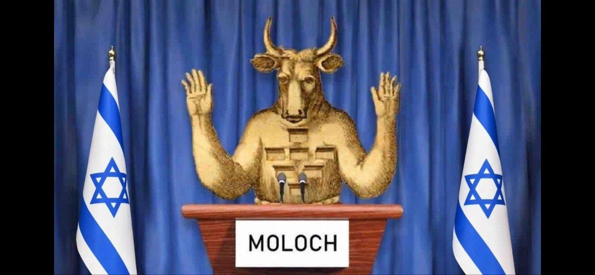FrankDelVi76438's tweet photo. @marklevinshow “LET US GENOCIDE GAZA FOR GREATER ISRAEL, GOY” - Baal Moloch Cunt https://t.co/mMbqFD34Mw