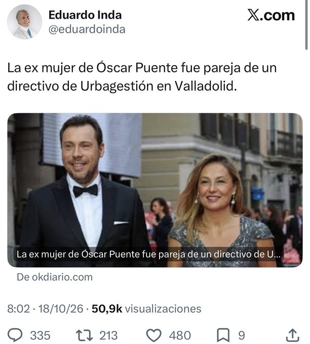 peralvarezm's tweet photo. Venga, vamos con otra de buen periodismo
La pareja de @eduardoinda se acostaba con @Rafa_Hernando https://t.co/jViRFxW3V0