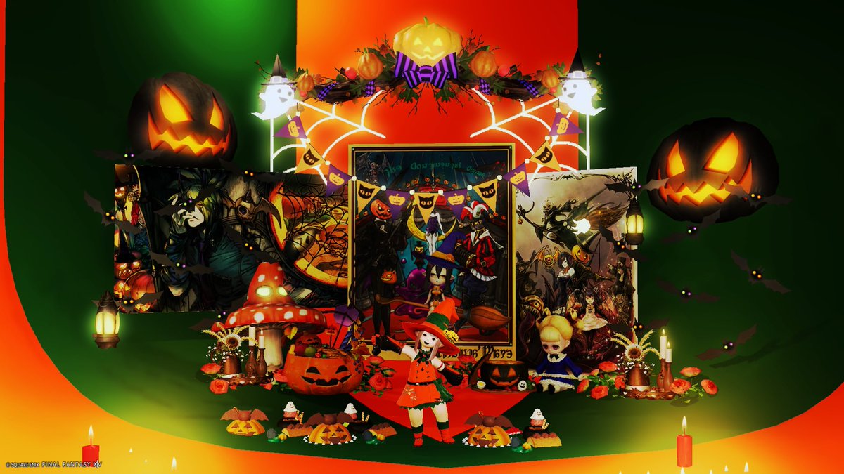 mochimaru_ff14's tweet photo. 暇だったのでPT募集で見かけたハウスへお邪魔してきた🎃
どれもかわいい🧡👻💜
#クレアハウス https://t.co/NjWykGDv6D