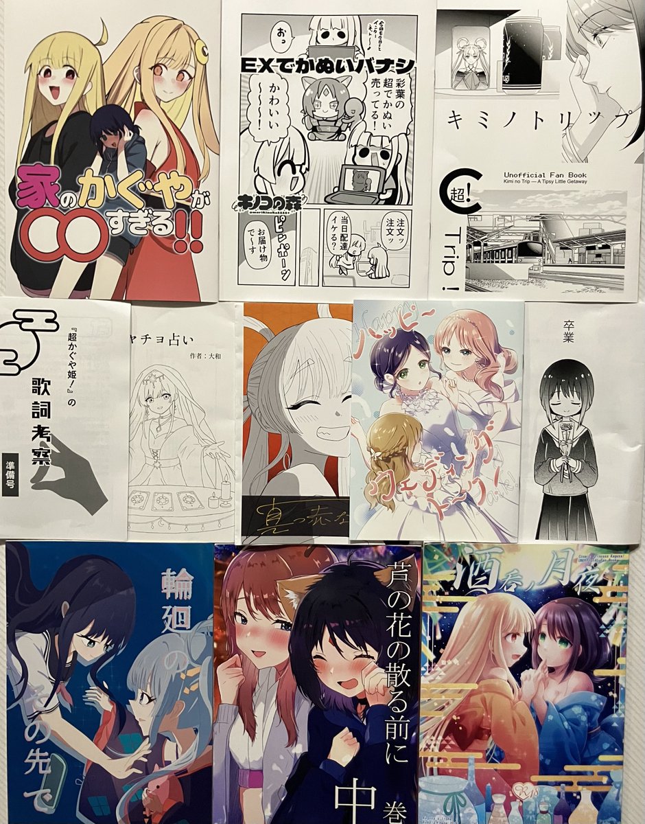ozumonohito's tweet photo. 超ツクヨミ祭2の戦利品です
楽しかった！！！！！！！！！！
#超ツクヨミ祭 https://t.co/hw466FMbAA