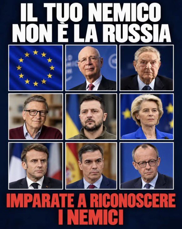 marcell16895275's tweet photo. Passera’ alla storia come la donna  che ha distrutto l'Unione Europea insieme ad i suoi scendiletto!
La nemica Nº1 dell'Europa e degli europei e’ #Vonderleyn 
#Furtieurpei
#Massoneia
#Nwo
#Wef
#UE https://t.co/bhjLLeXM0P