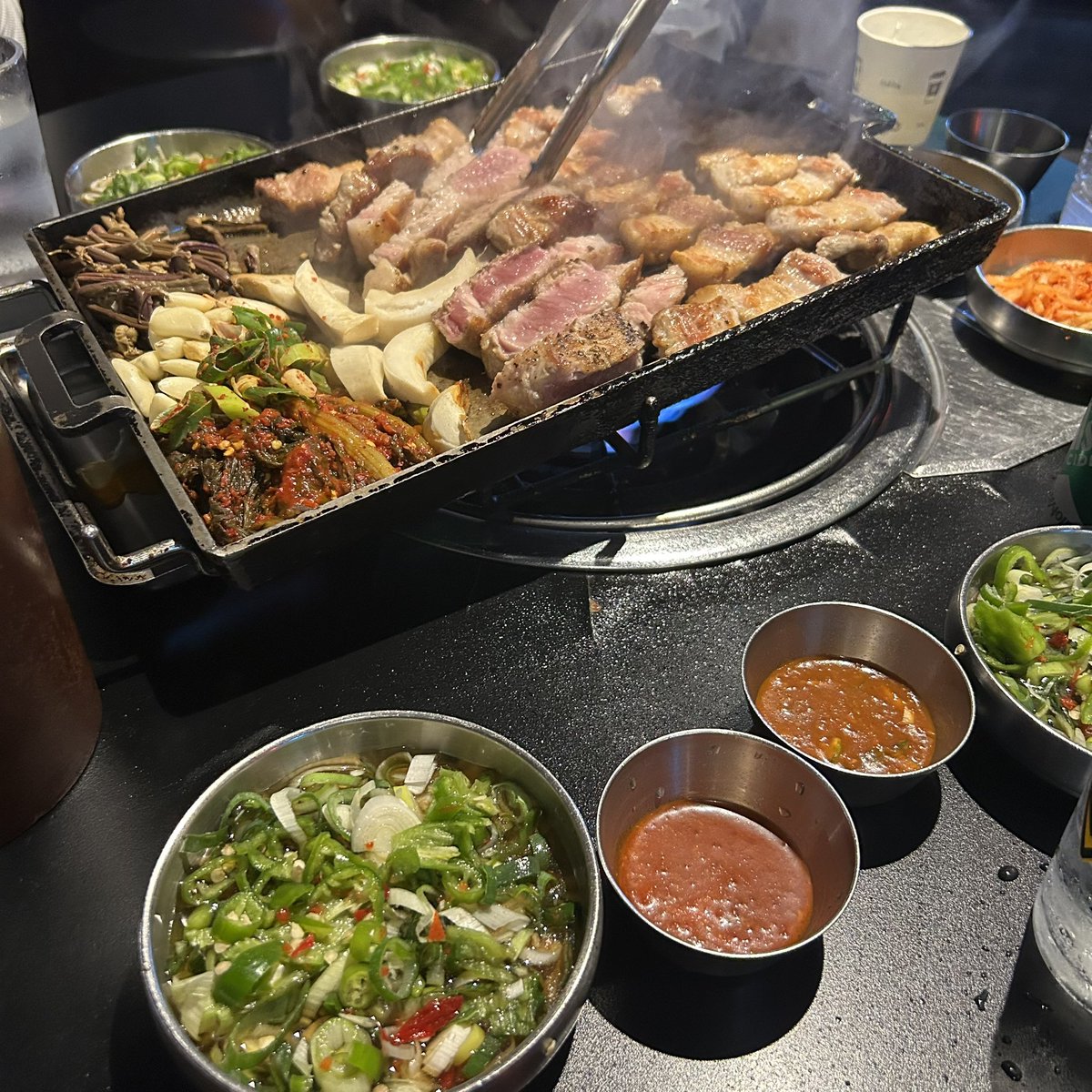 _YU427_'s tweet photo. イケメン見た後の焼肉ビール最高！このために生きてる😻💓 https://t.co/42AcLWEPwb