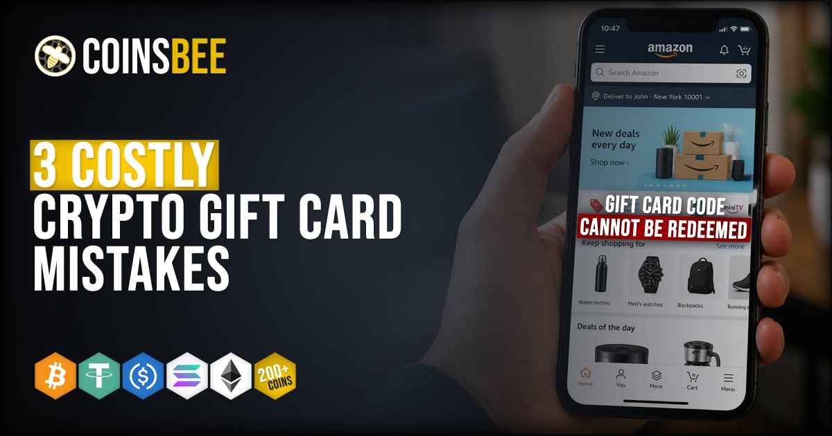 coinsbee's tweet photo. ❗️ You bought it. But can you use it?

Don't learn these lessons the expensive way. Here are 3 things worth checking before you hit Buy 👇 https://t.co/cSA9lHf354