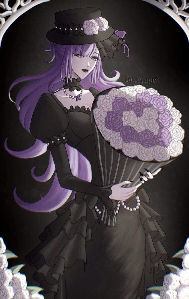 dolorangeli's tweet photo. Flavia⁺‧₊˚ ཐི⋆Gothic Roses⋆ཋྀ ˚₊‧⁺
[Contest Entry]
.
.
.
#StrinovaFanart #StrinovaGarden https://t.co/EJvB5pLmds