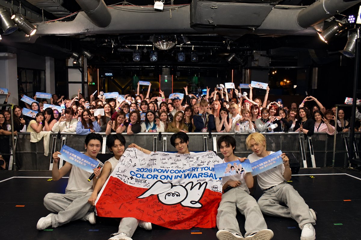 quenterofficial's tweet photo. WARSAW, YOU BROUGHT THE HEAT! 🔥🇵🇱

Another city, another night filled with unforgettable moments! 🌈

Your voices, your energy, and your love made this night something truly special.
Thank you for singing, cheering, and creating beautiful memories with POW! 💙

✨ Let's look back at an incredible night together!

Photos @ Martyna Pacała slide 7-9

@POW_grid #POW #파우 #POWTOUR #COLORON_POW #COLORON_IN_WARSAW