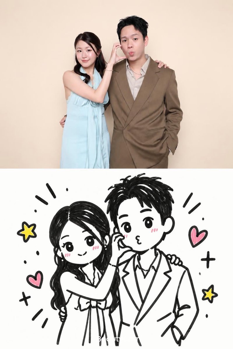 PPIMMYY's tweet photo. BeautyCam ทำลายเส้นจากรูปภาพน่ารักมากอ่า เราเลือกสไตล์ และหา เส้นวาด น่ารักมากเลย💖เอามาแต่งรูปเพิ่มกิมมิกคือคิ้วท์สุดๆ รูปธรรมดาก็ดูน่ารักขึ้นได้อีก ช่วงนี้ชอบเล่นมากก https://t.co/JpmxxcSgka