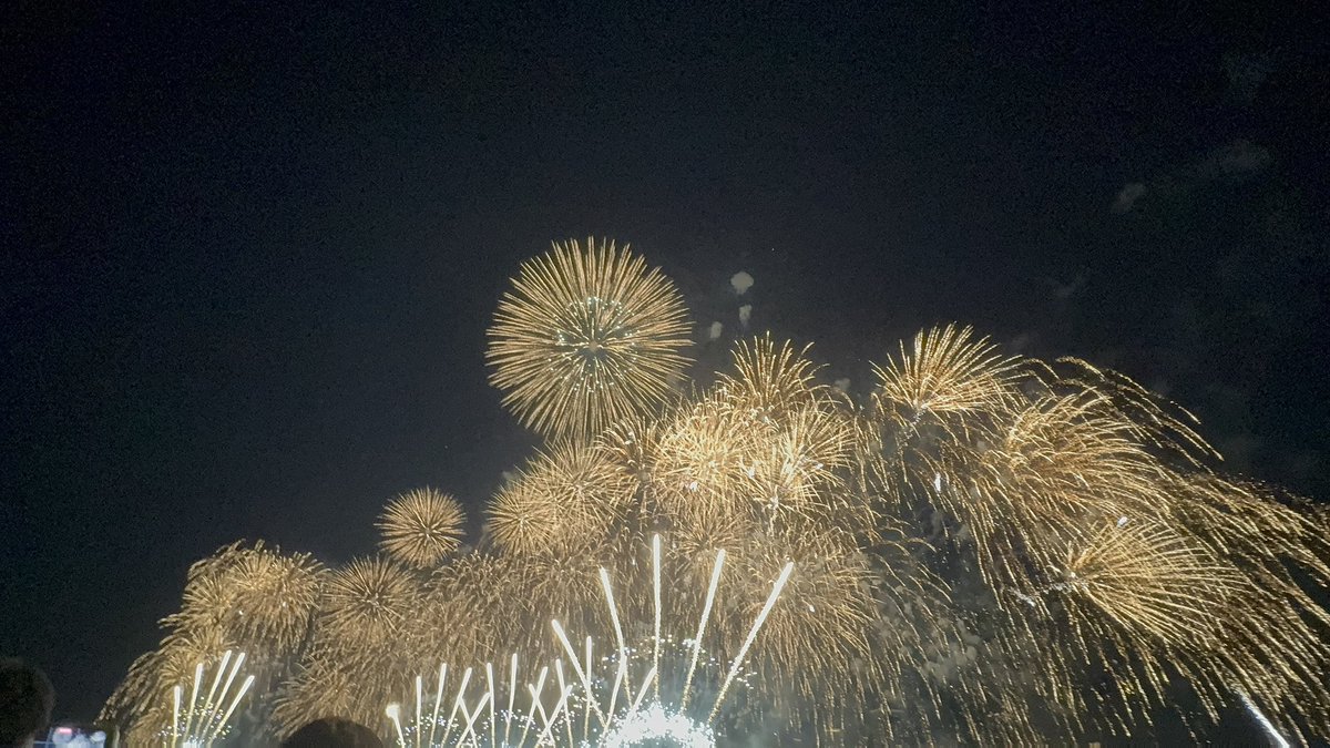 Zerochi0529's tweet photo. なにわ淀川花火大会行ってきたけどめっちゃでかくてちょーーーー綺麗だった！！
もっと綺麗に撮りたかった… https://t.co/mUdMvaKbGX